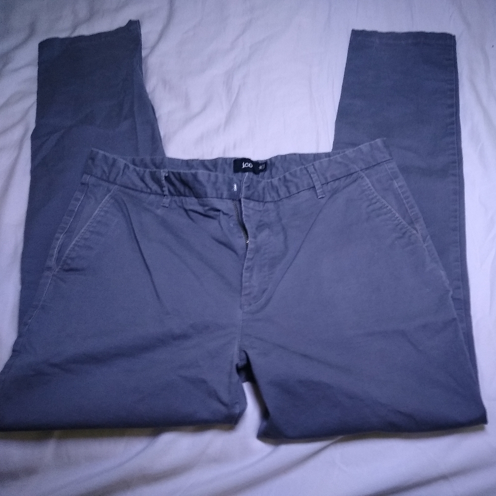 ICO stretch cloth grey pants